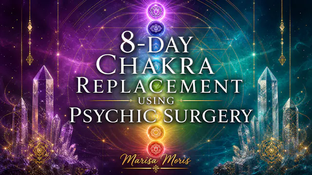 8-Day Chakra Replacement Using Psychic Surgery