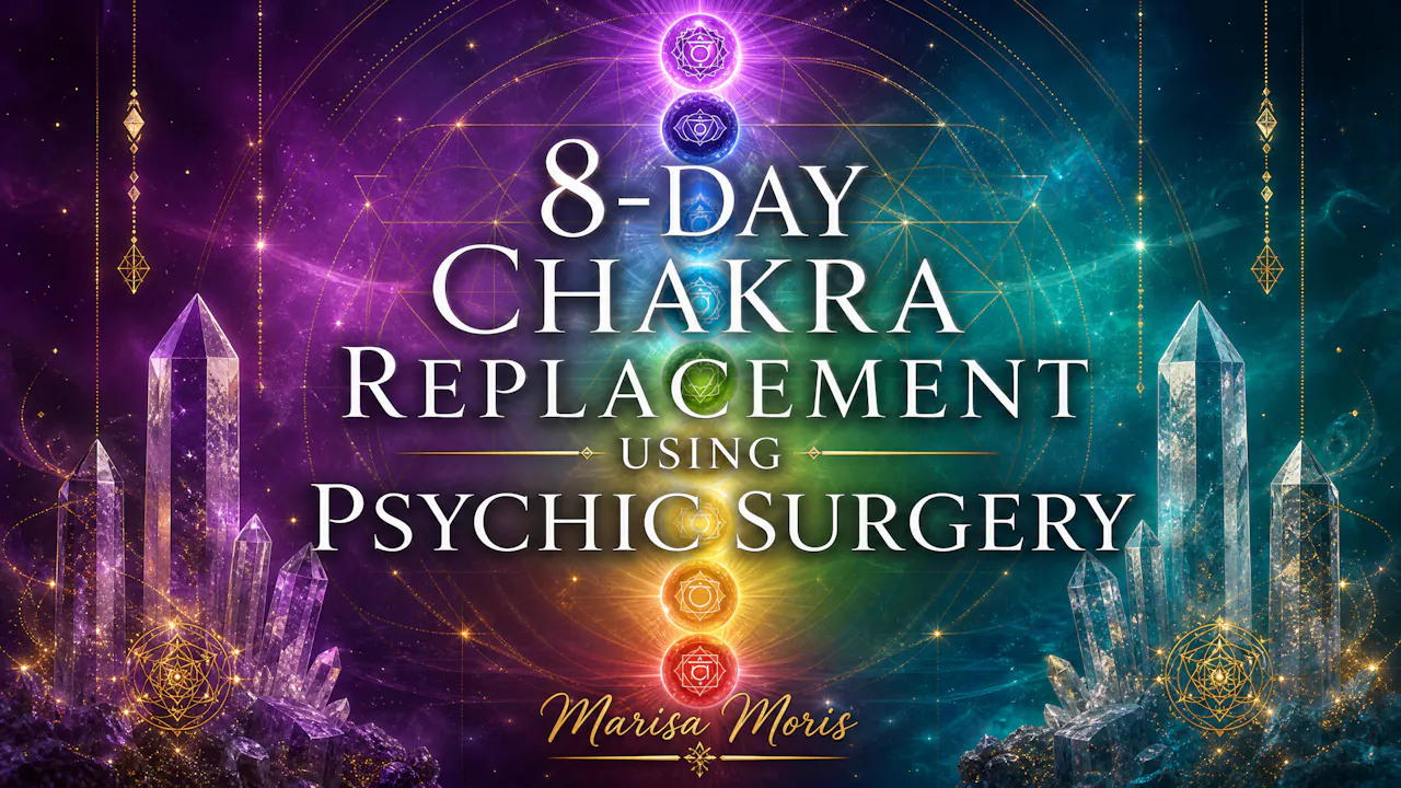 8-Day Chakra Replacement Using Psychic Surgery