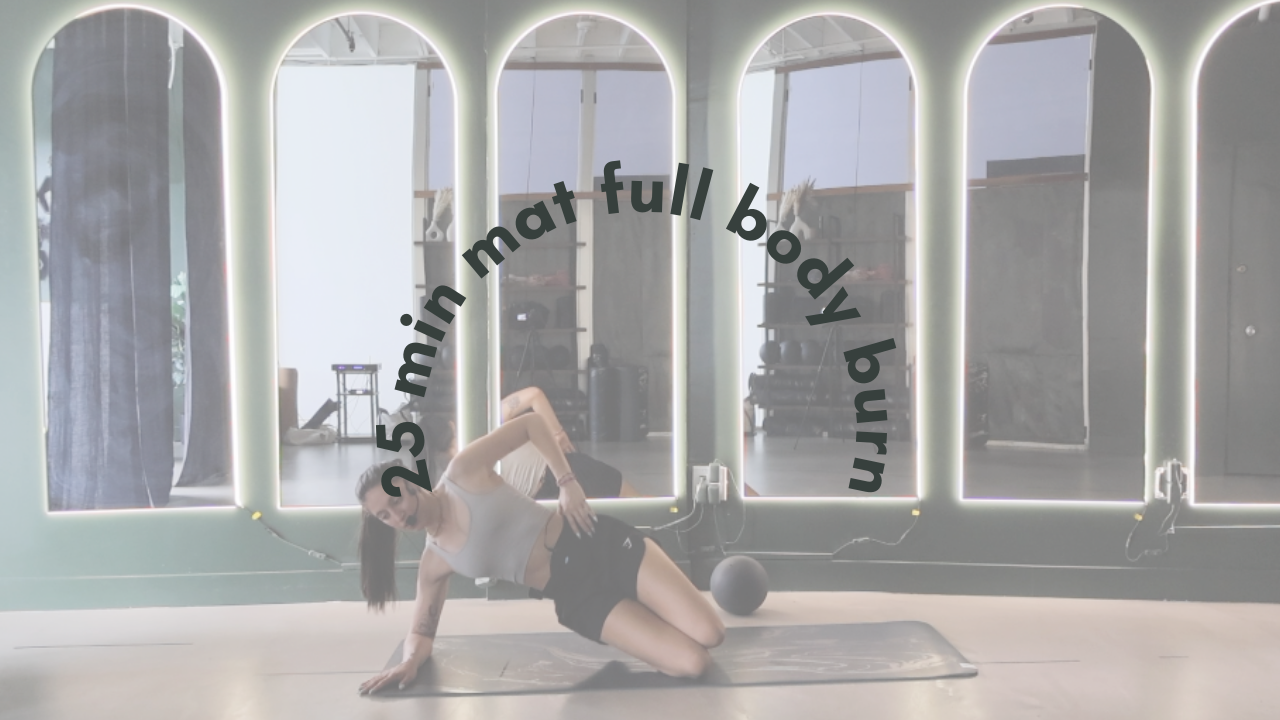 25 min mat full body burn