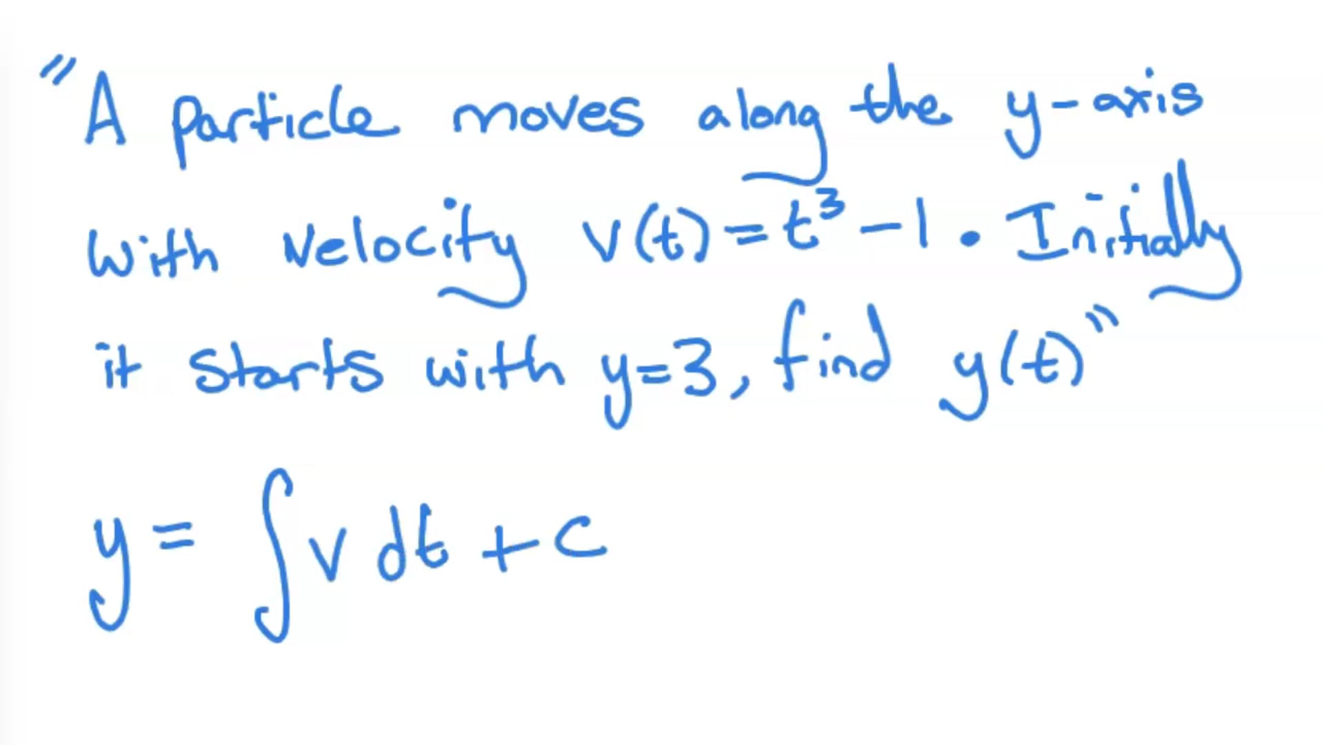 3.18_ 4 Kinematics -  Variable acceleration