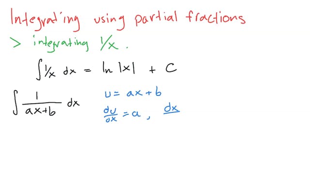 3.9_ 6 Integration - Partial Fractions