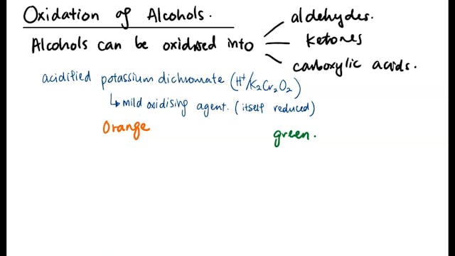 3.3.5.2 Oxidation of alcohols