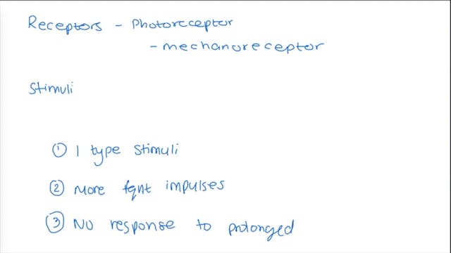 3.6.1.2-3.6.1.3 Receptors and Control...