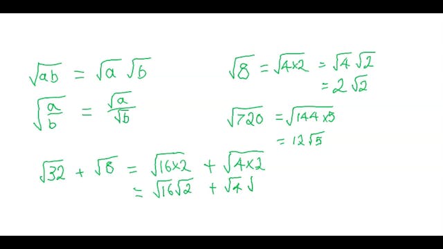 3.3 B2_ Algebra - Surds