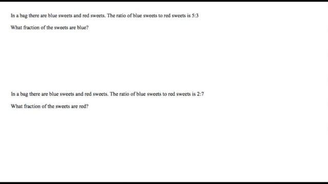 N11 Fractions in Ratio Problems