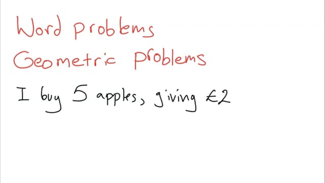 3.2.3 A21 - Word and Shape Problems