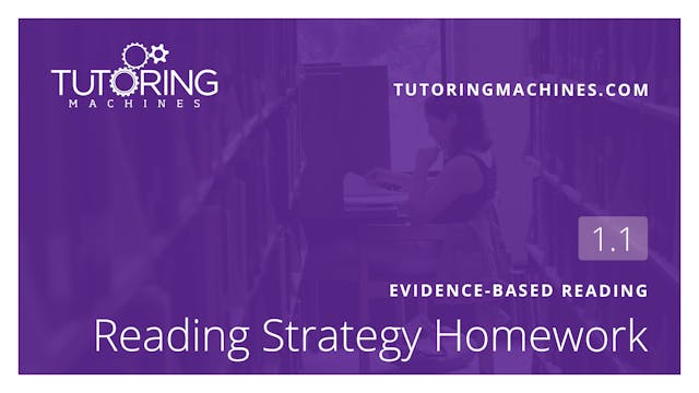 1.2. SAT Evidence-Based Reading – Reading Strategy Homework