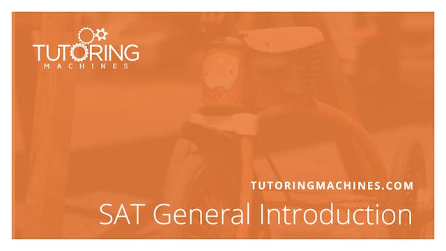 0.1 SAT General Introduction