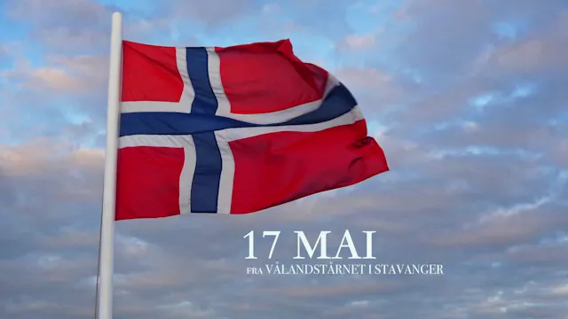 17. mai fra Vålandstårnet i Stavanger...