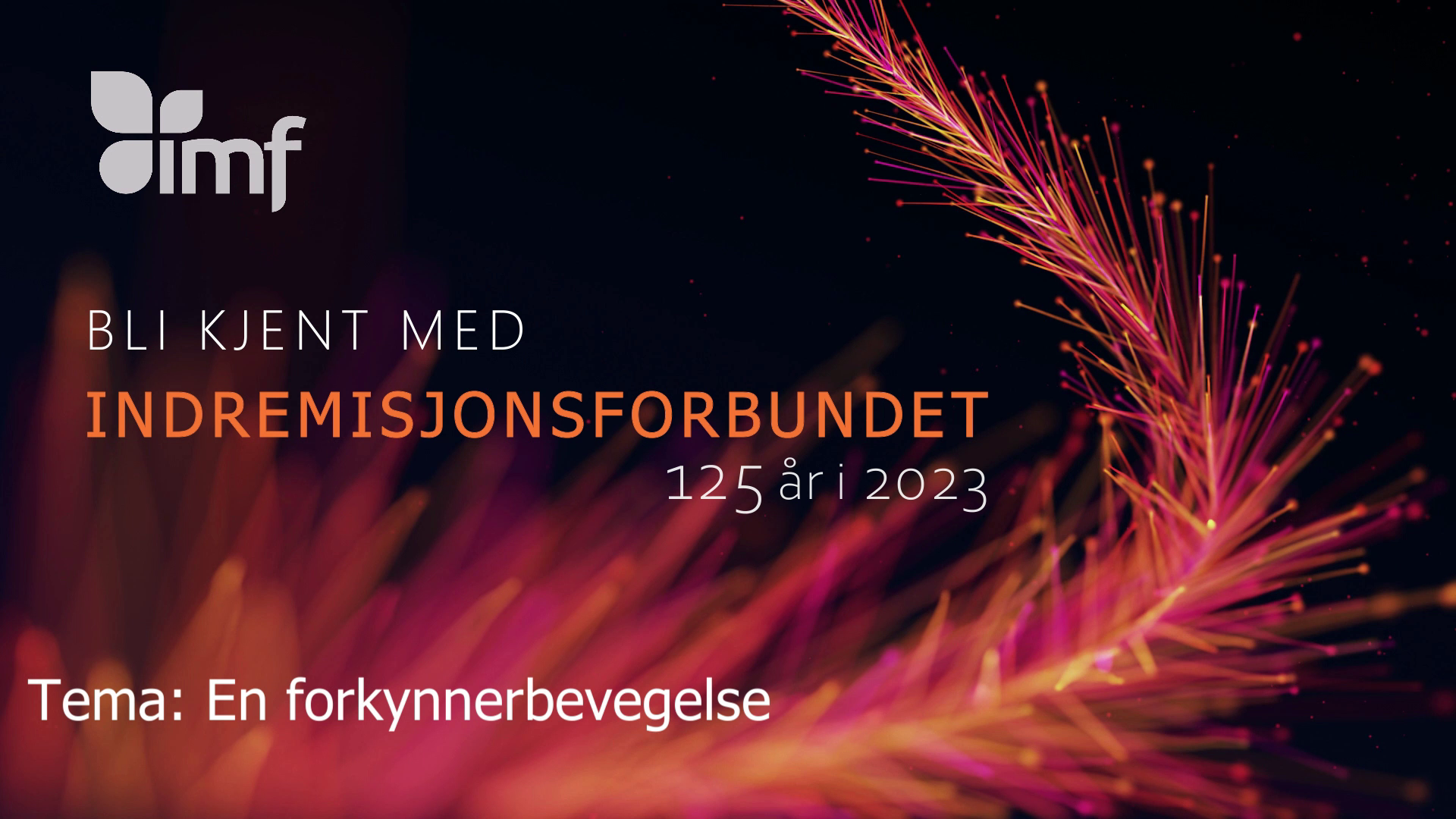 Bli kjent med Indremisjonsforbundet (2)