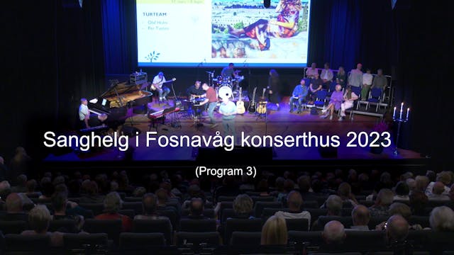 Program 3 - Sanghelg Fosnavåg 2023