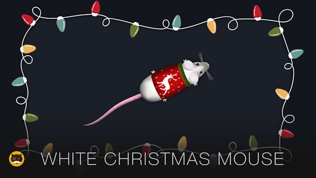 Cat Games - White Christmas Mouse
