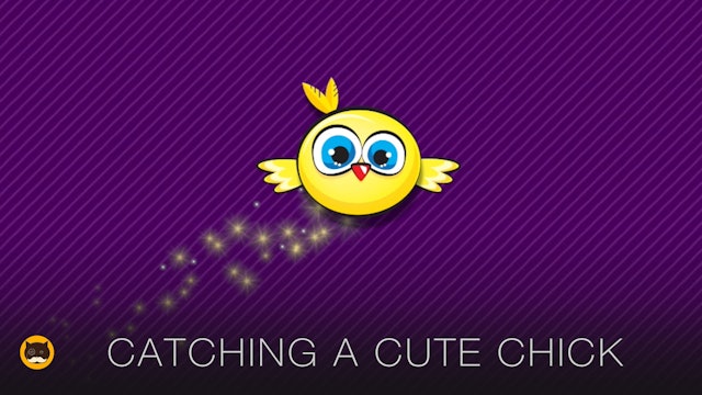 Cat Games - Catching a Cute Chick. Video for Cats