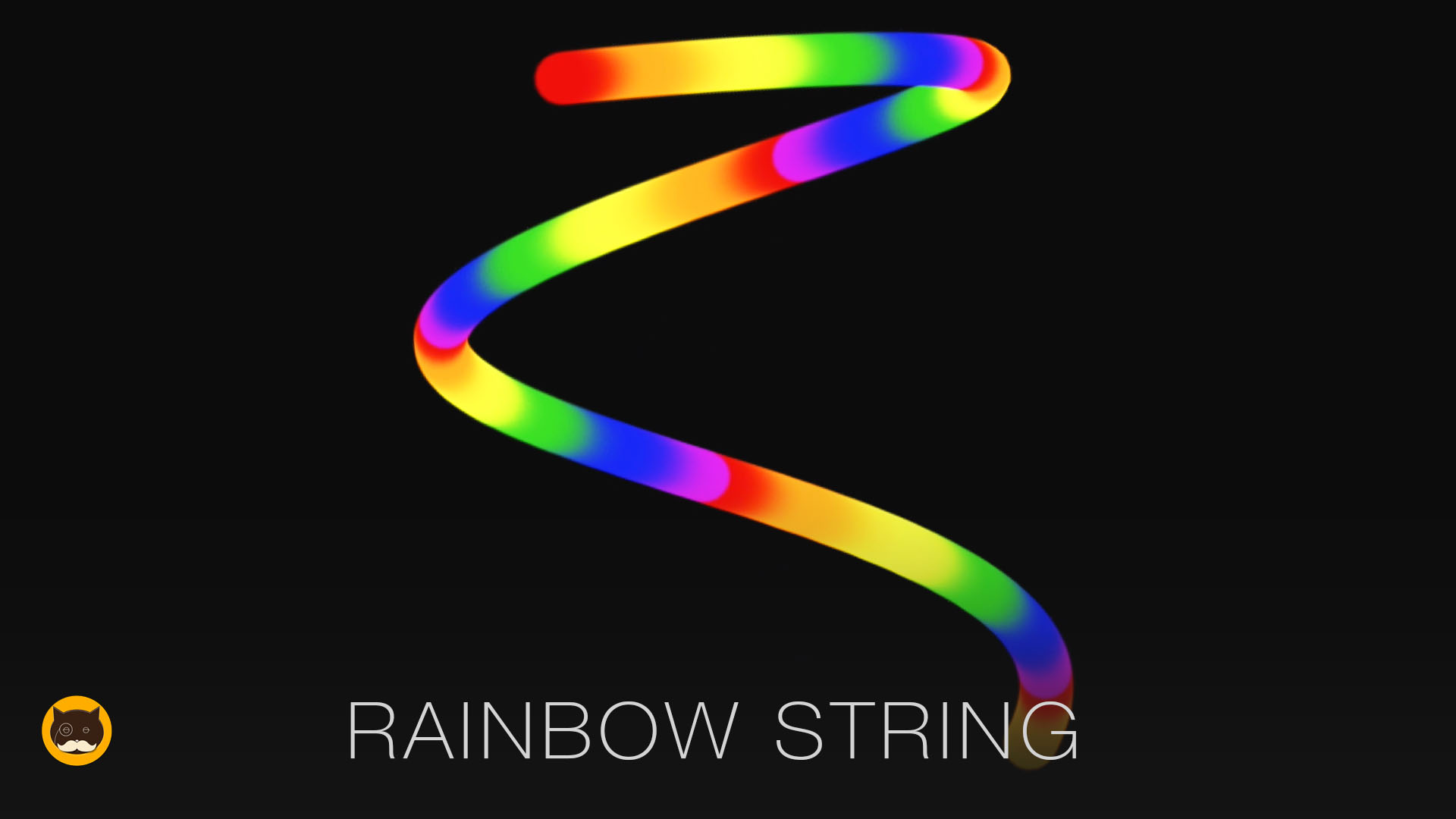 CAT GAMES - Rainbow String. Videos for Cats