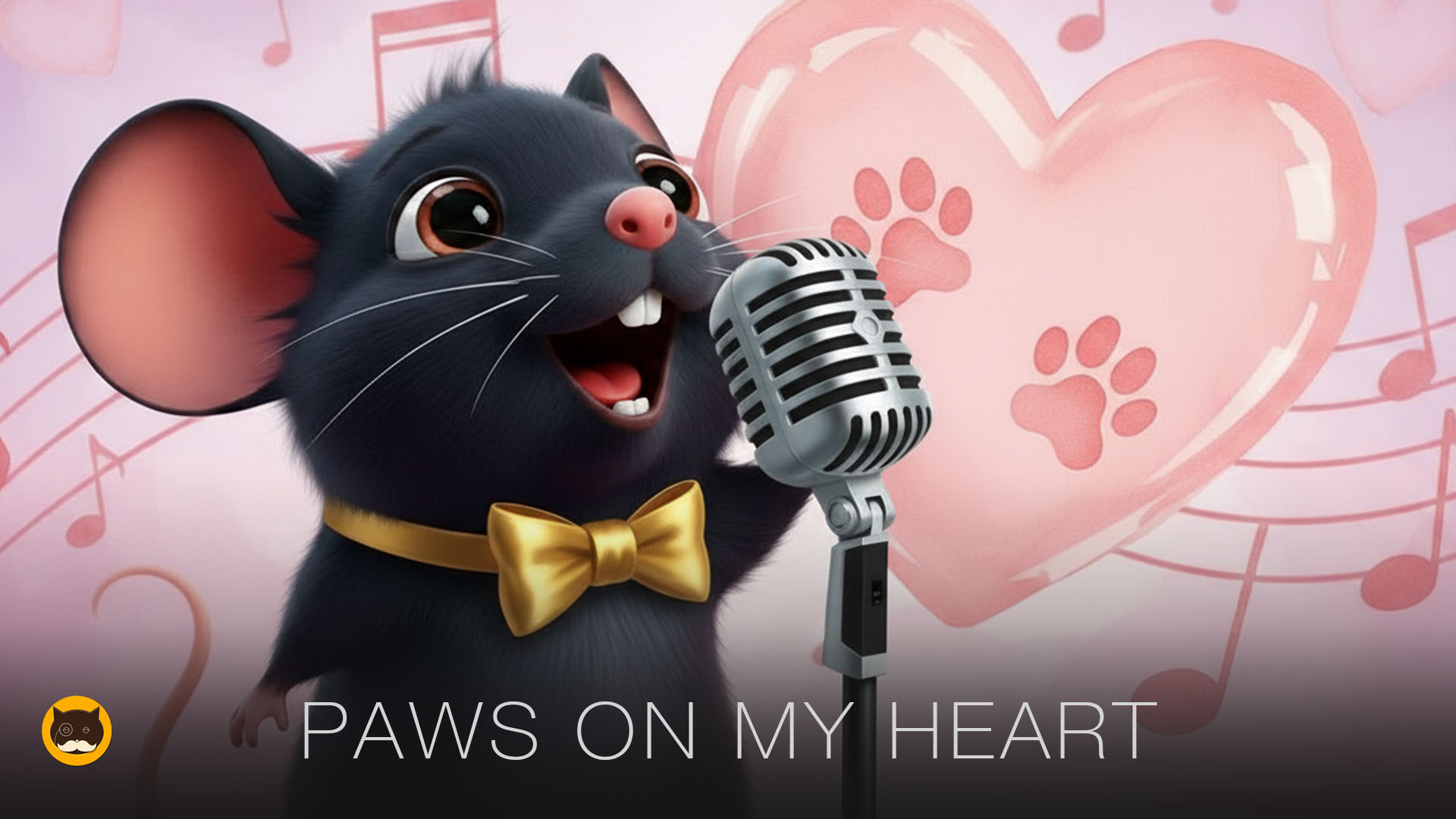 Cat Lover Music "Paws on My Heart" - CAT GAMES MICE 