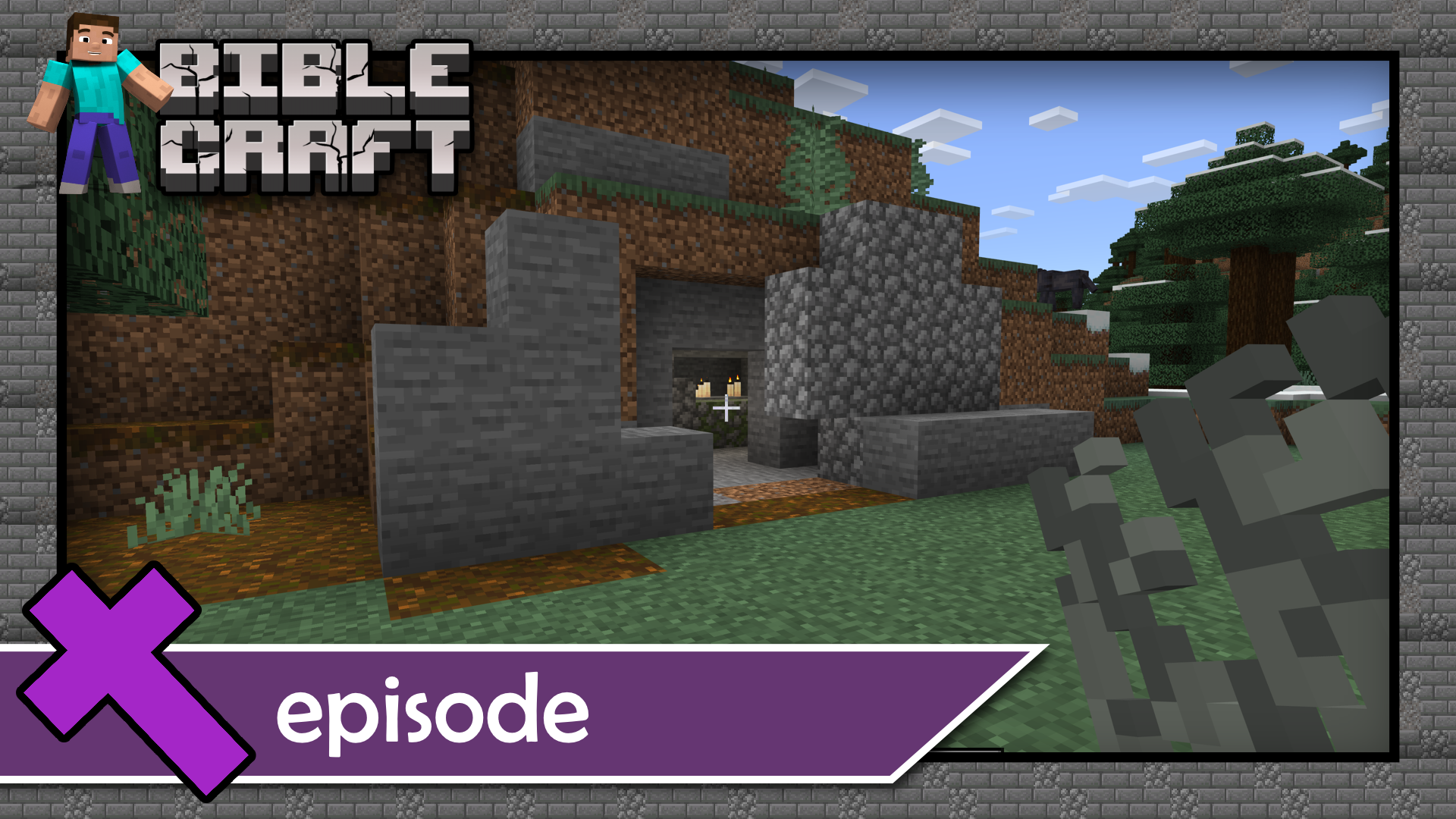 Building the Tomb of Jesus in Minecraft