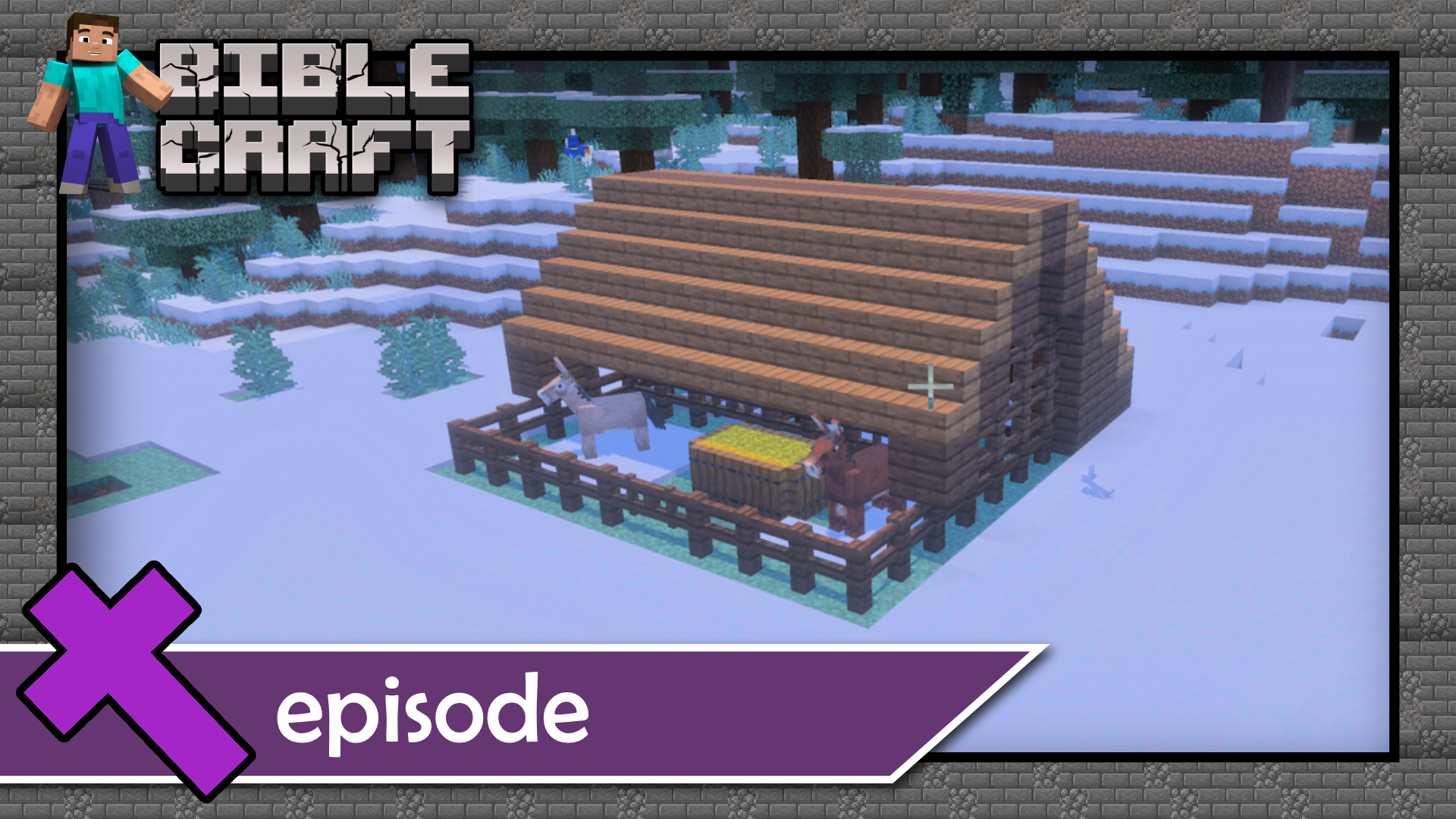 Building a Manger in Minecraft