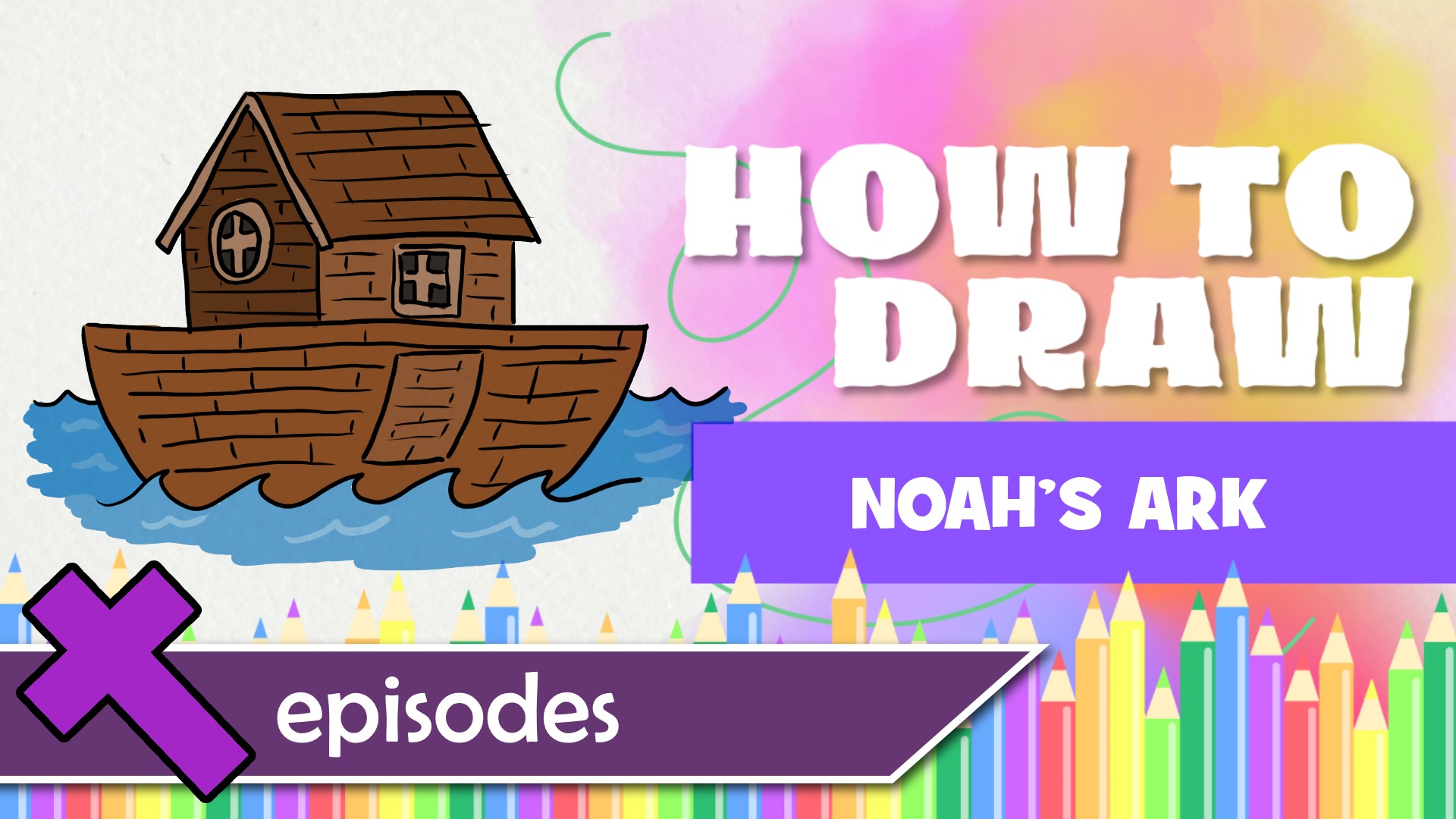 How To Draw Noah's Ark