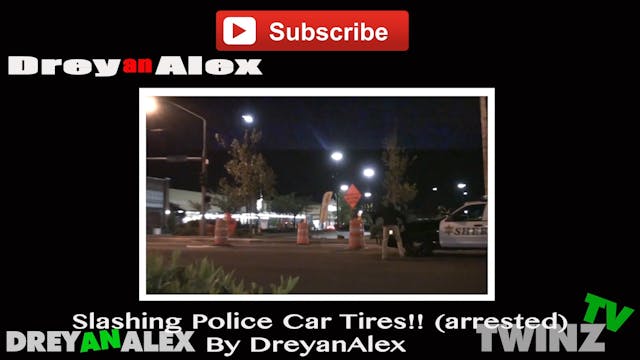 Spray painting cars prank