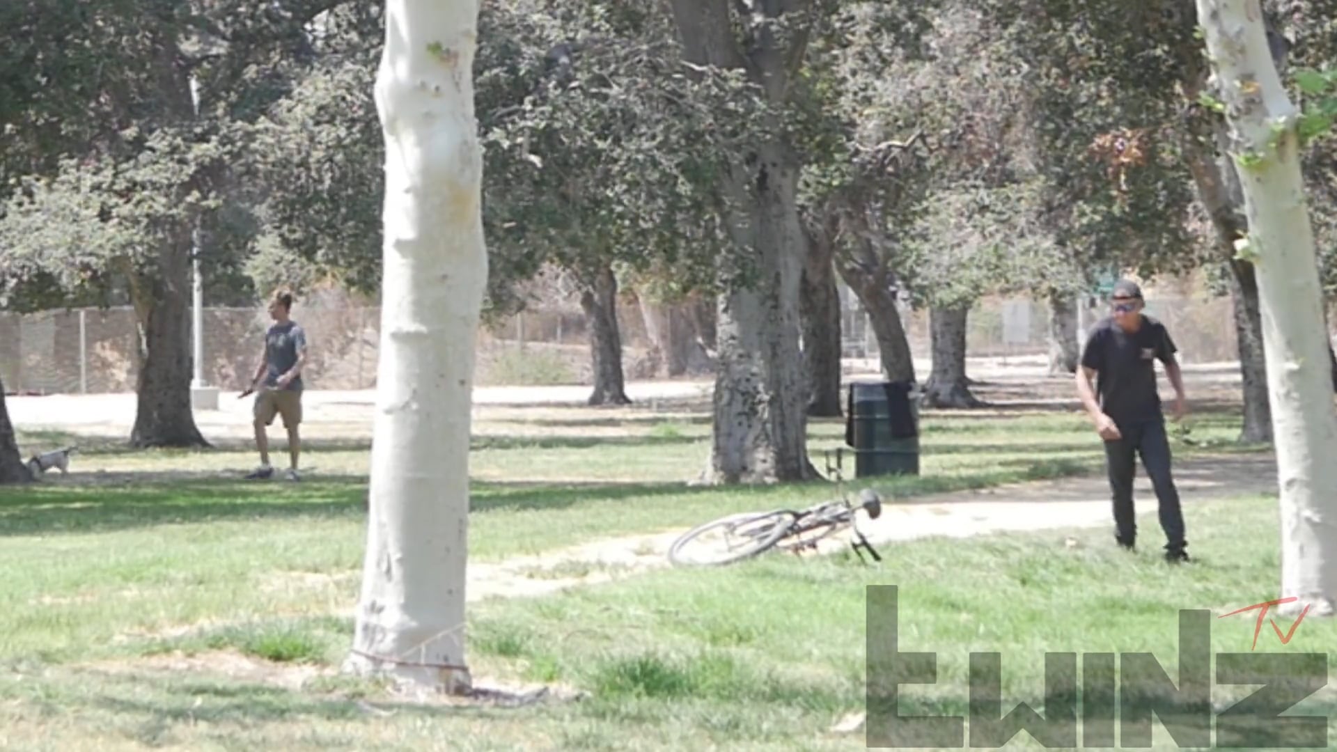 bait bike rope faceplant