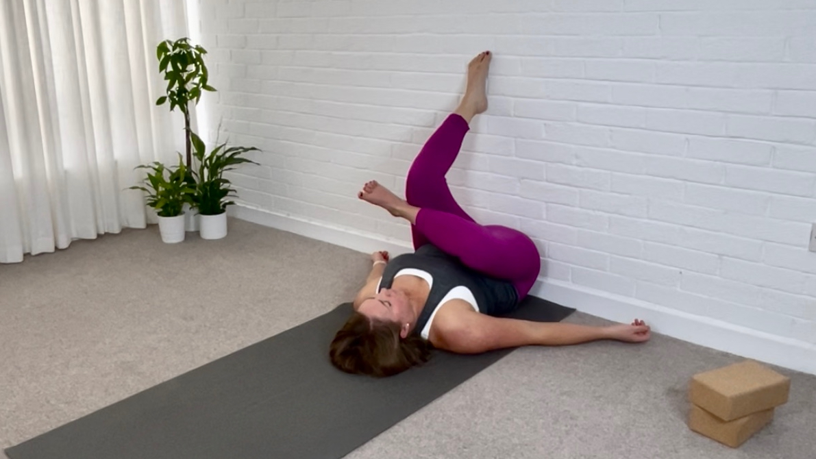 Yin Yoga at the Wall