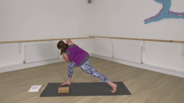 Sweat & Flow into Crescent Lunge