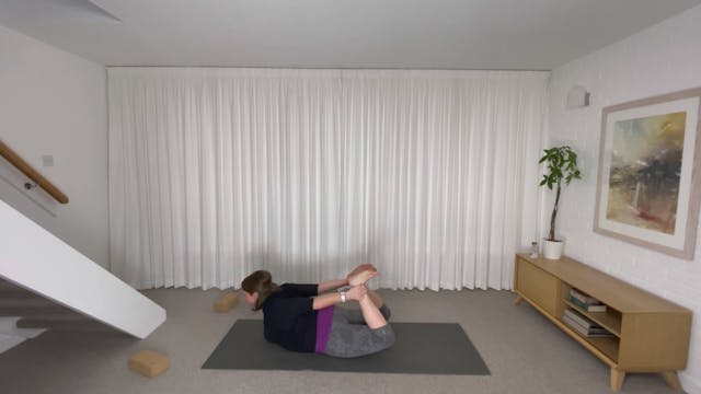 Sweat & Flow into Bow Pose