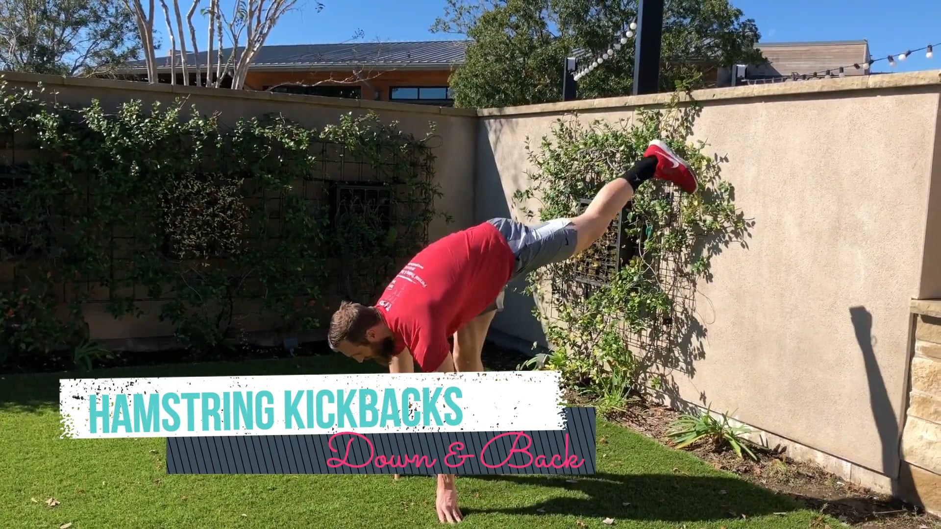 Warm Up Hamstring Kickbacks