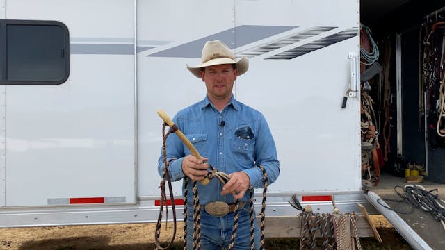 How To Tie The Mecate To the Bosal