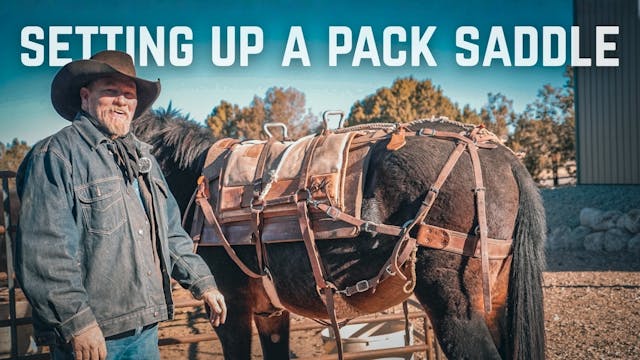 How To Set Up And Put On A Pack Saddle