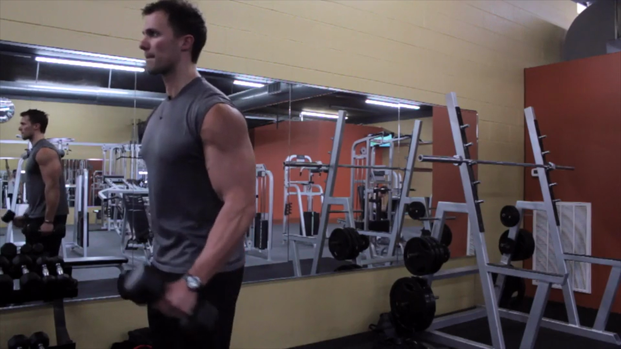 Standing DB Hammer Curl