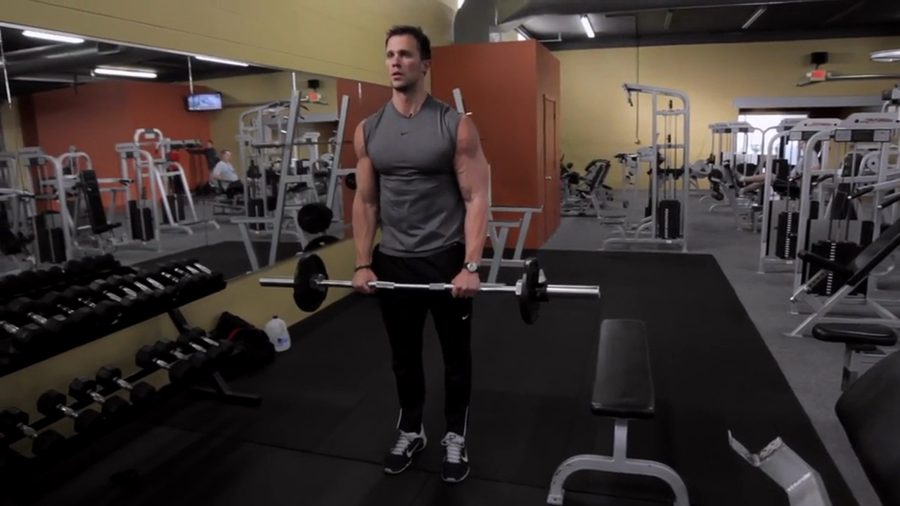 Barbell Reverse Grip Curl