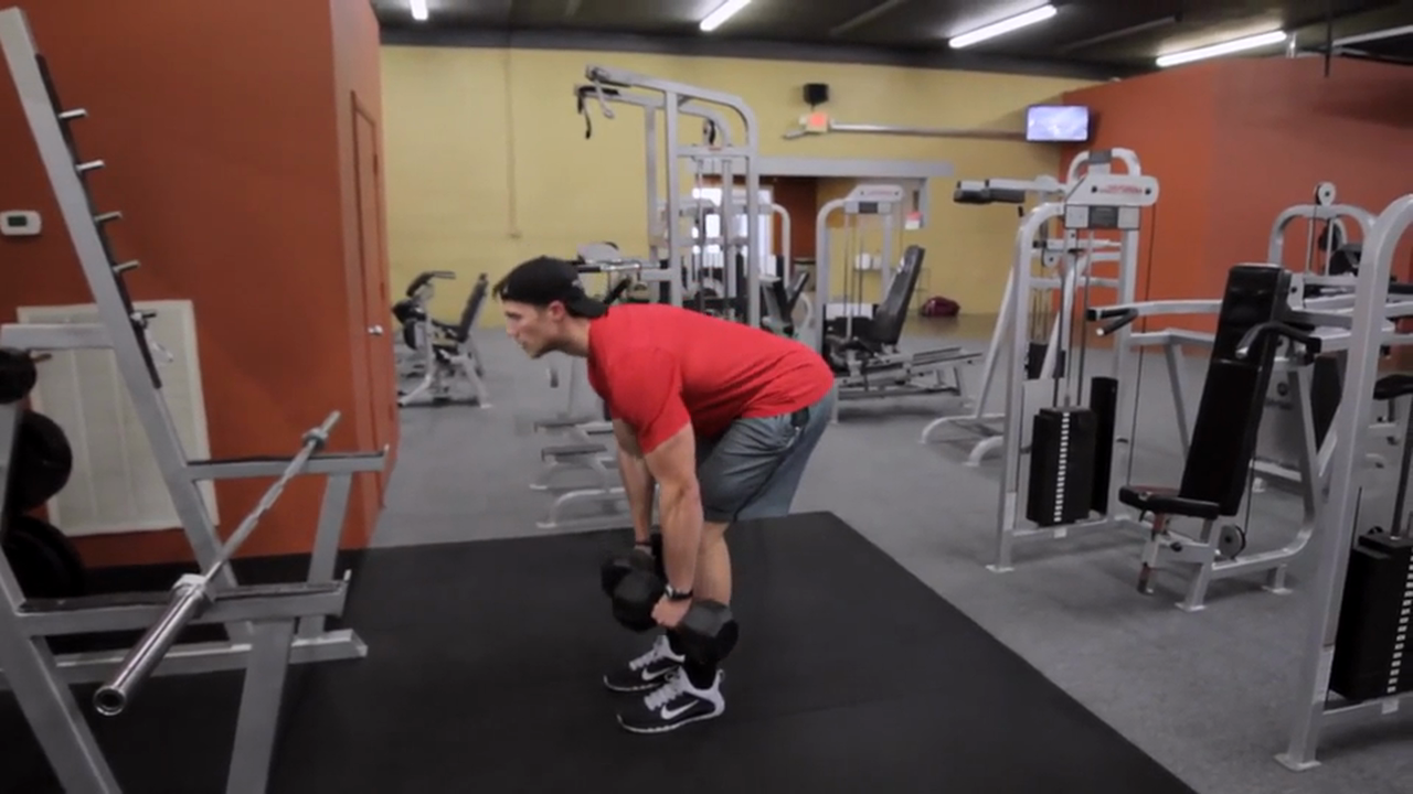 DB Stiff Leg Deadlifts