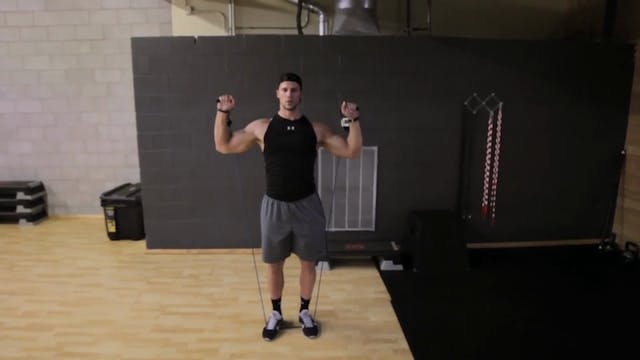 Band Overhead Press