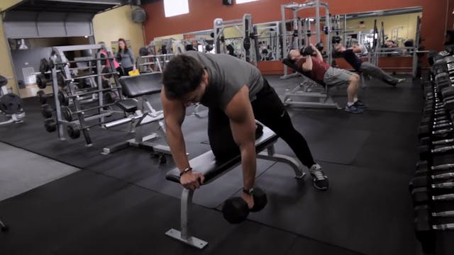 One Arm DB Row