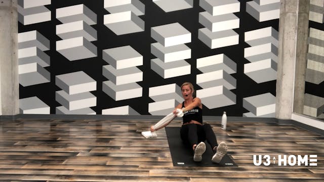 UTONE Abs (using Towels) with Katie -...