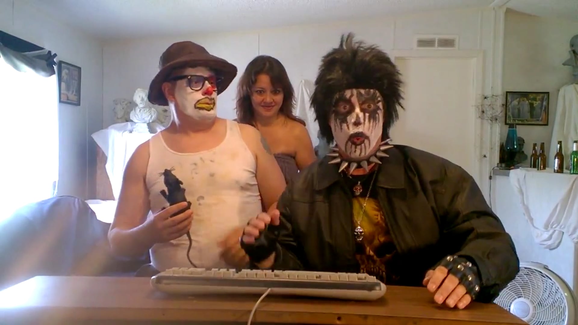 Clown Interviews 80's Rock Star