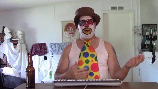 Clown Bothered by Governor's Ads