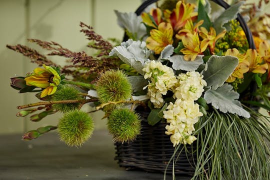 Fall Basket Centerpiece!