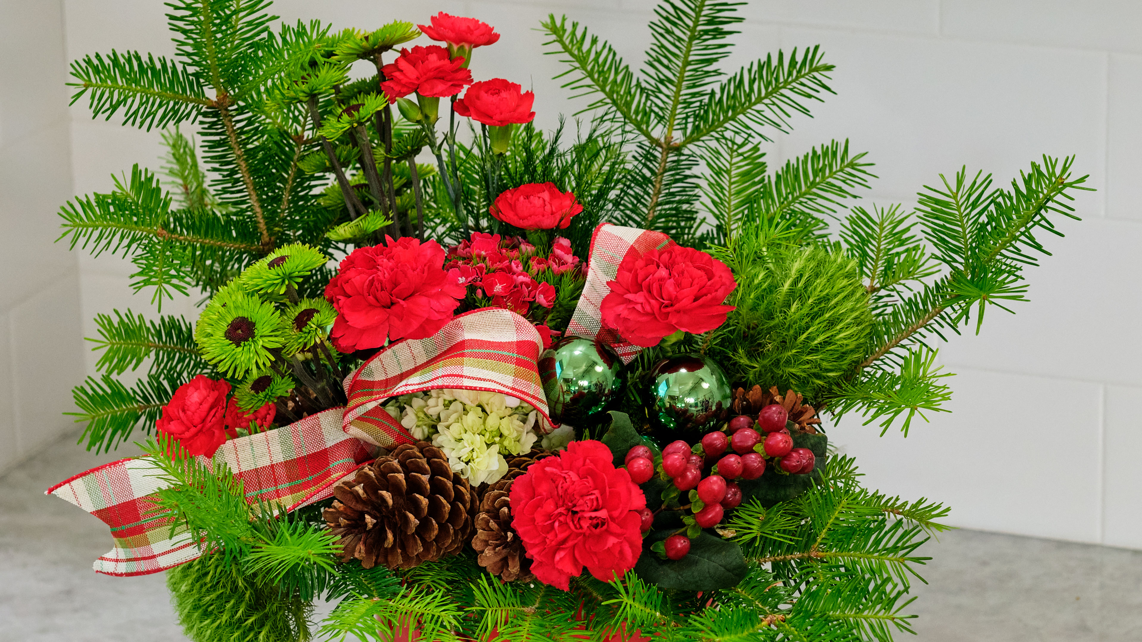 Christmas Flower Arranging & More