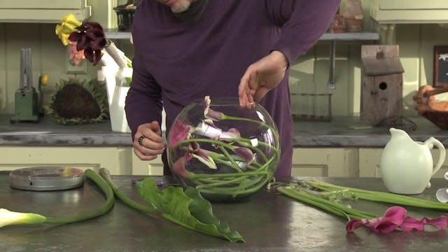 How to make a Calla Lily Bubble Bowl ...