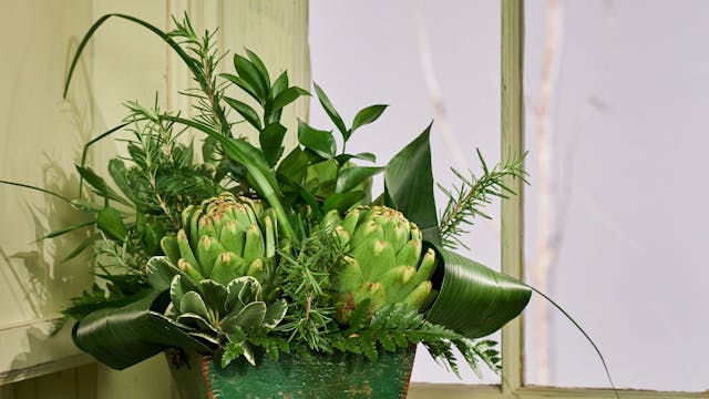 Pretty- Artichoke Basket