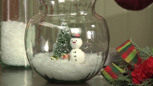 Snow Globe arrangement