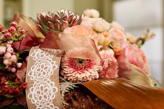 Rose Gold “Heirloom” Centerpiece