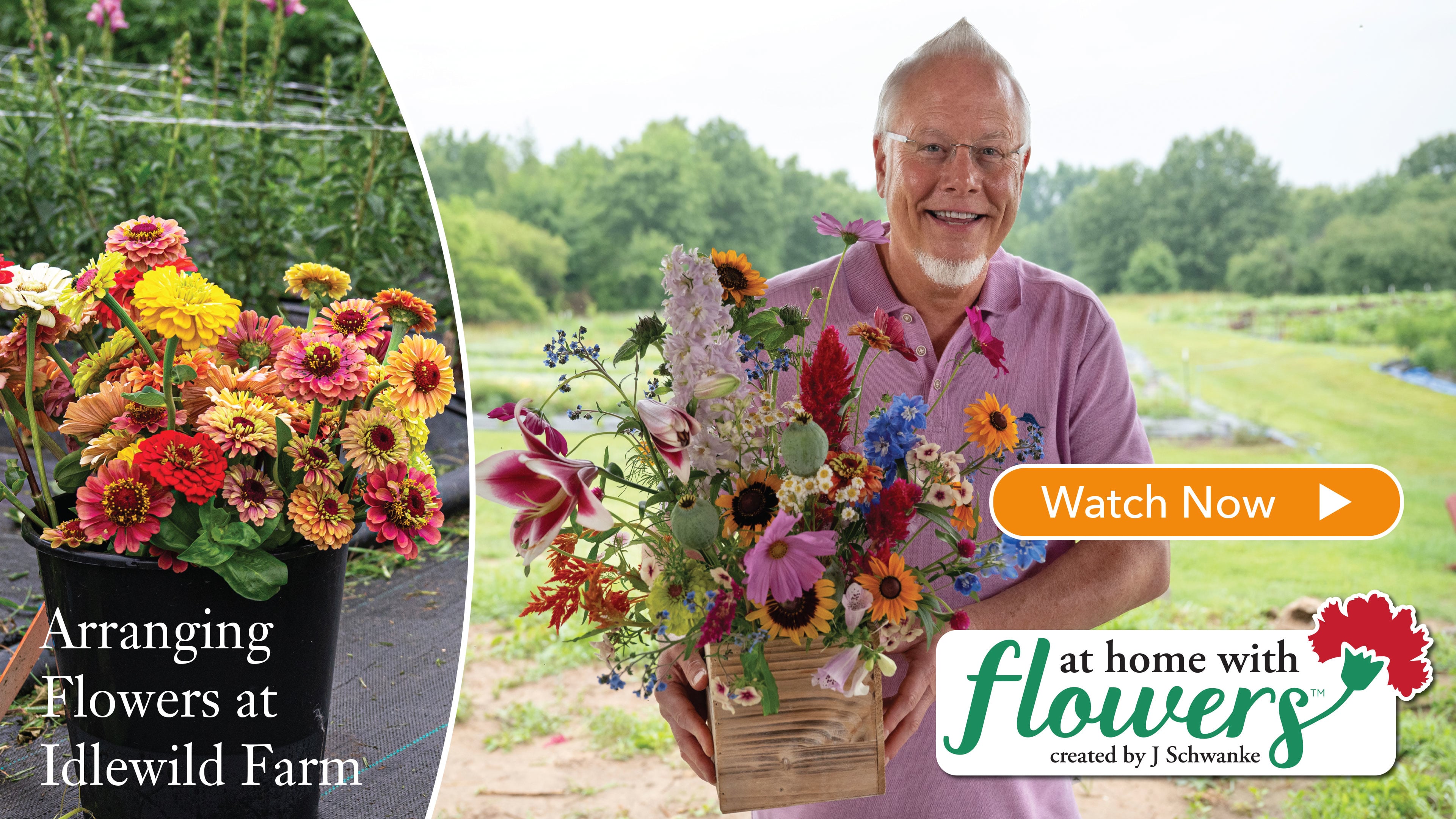 Arranging Flowers at Idlewild Farm!