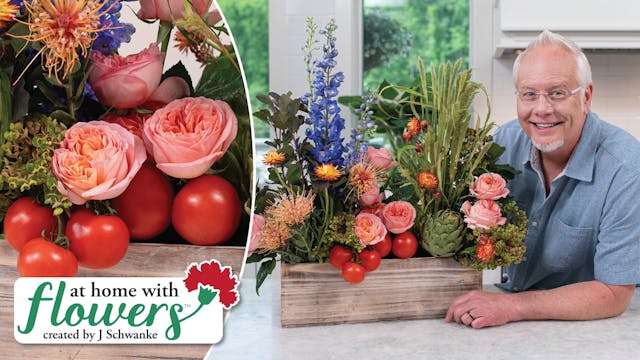 Bountiful Box of Flowers and Vegetables!