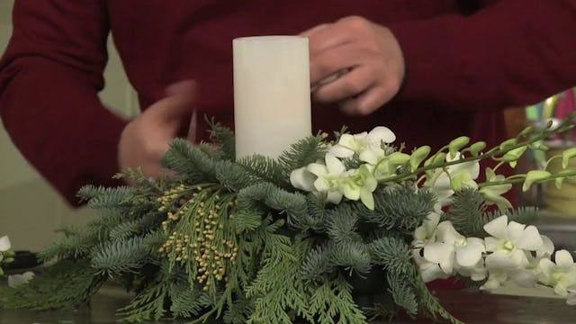 Pre-Greened Christmas Arrangements