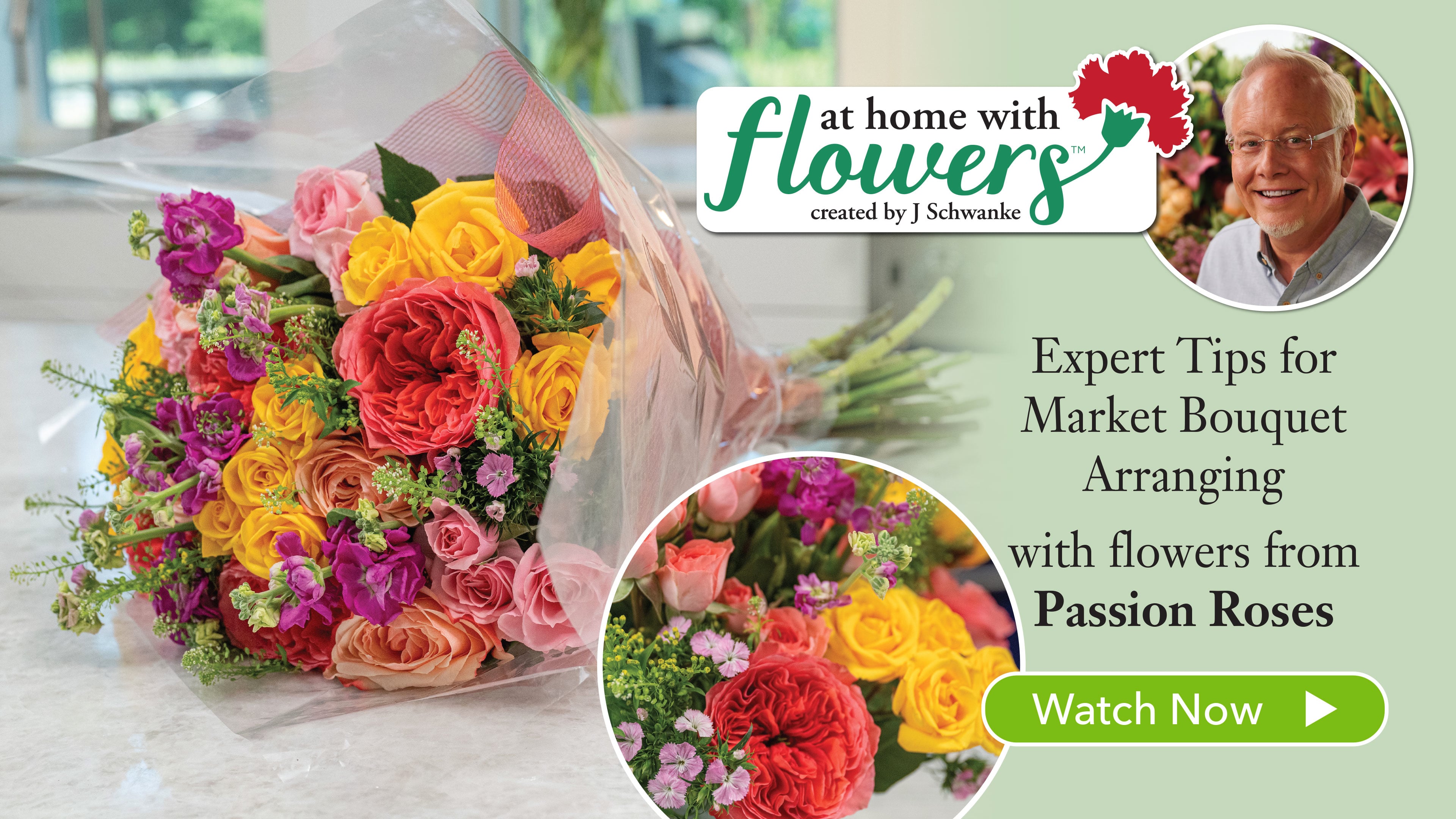 Arranging a Market Bunch into a Vase!