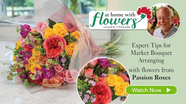Arranging a Market Bunch into a Vase!