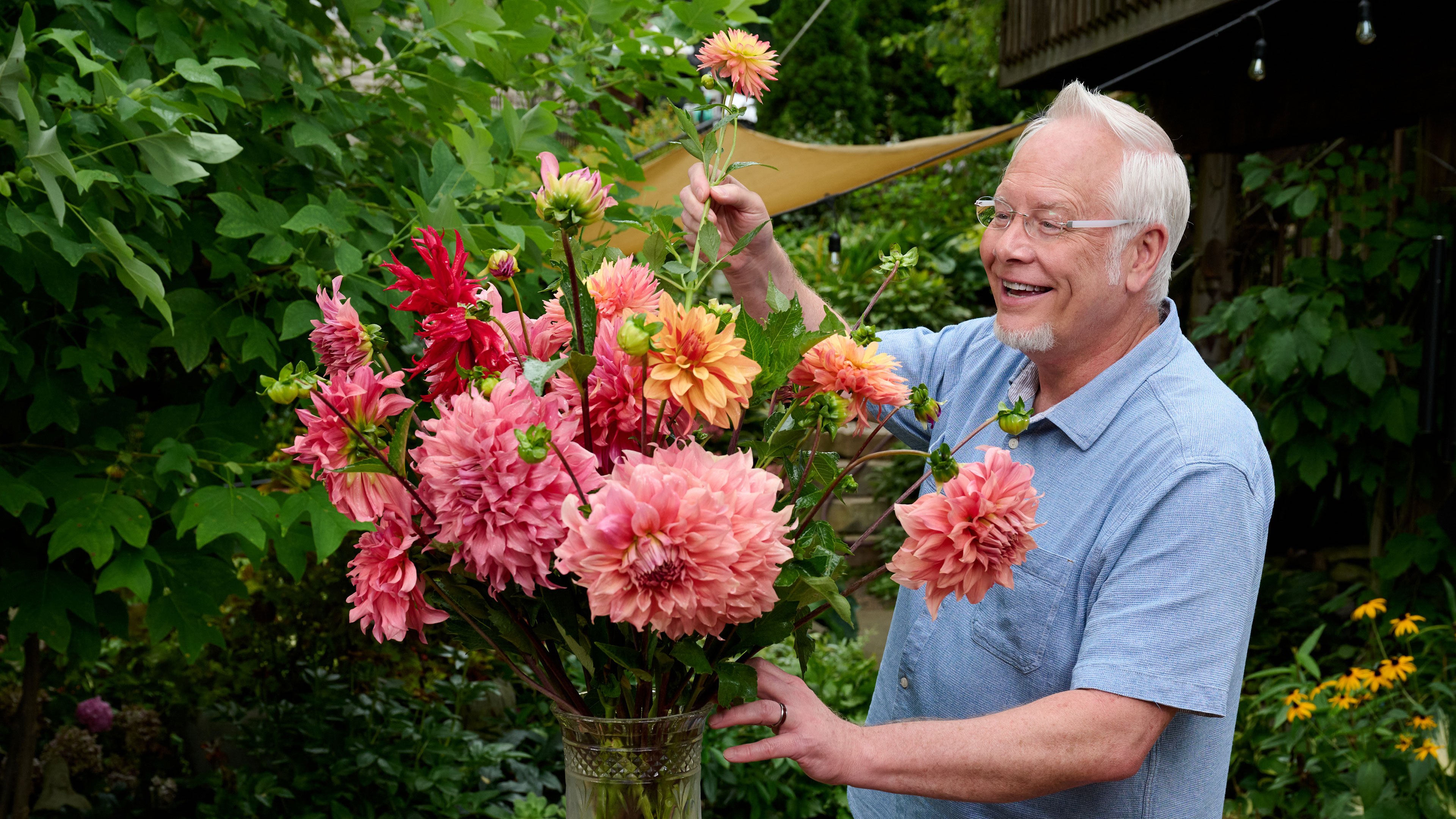 Arranging Garden Flowers